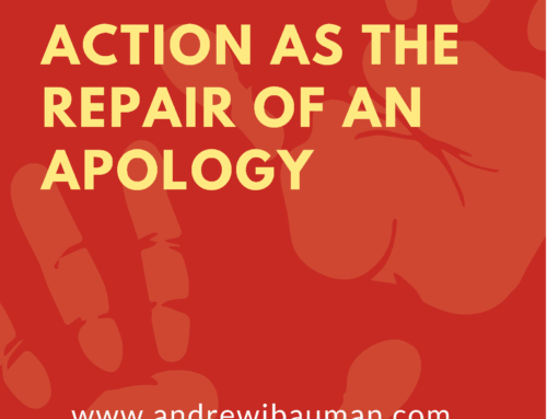 Action as the Repair of an Apology