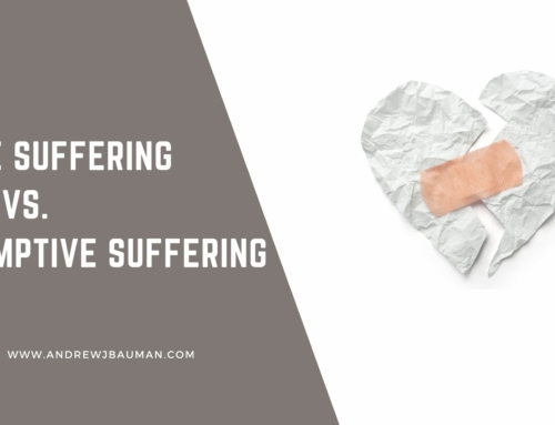 Inane Suffering VS. Redemptive Suffering